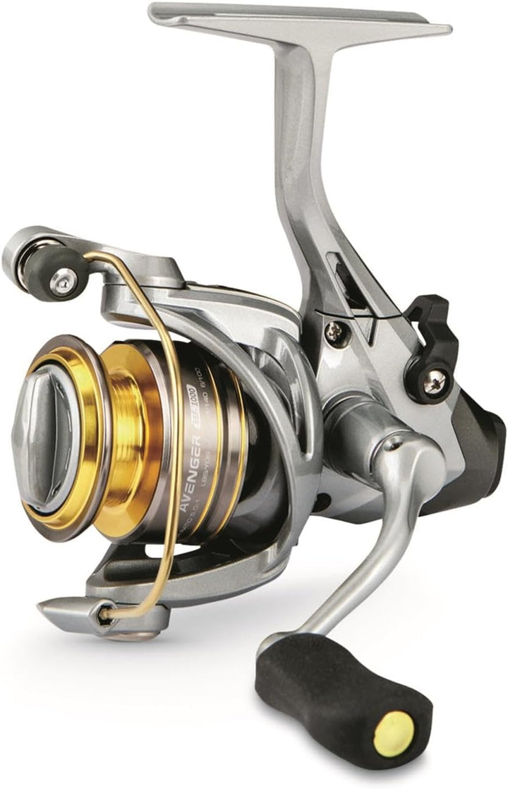Okuma Avenger Graphit Body 7 Kugellager Süsswasser-Spinnrolle Av-1000a: 59 Meter (65 yds) - 2,72 kg