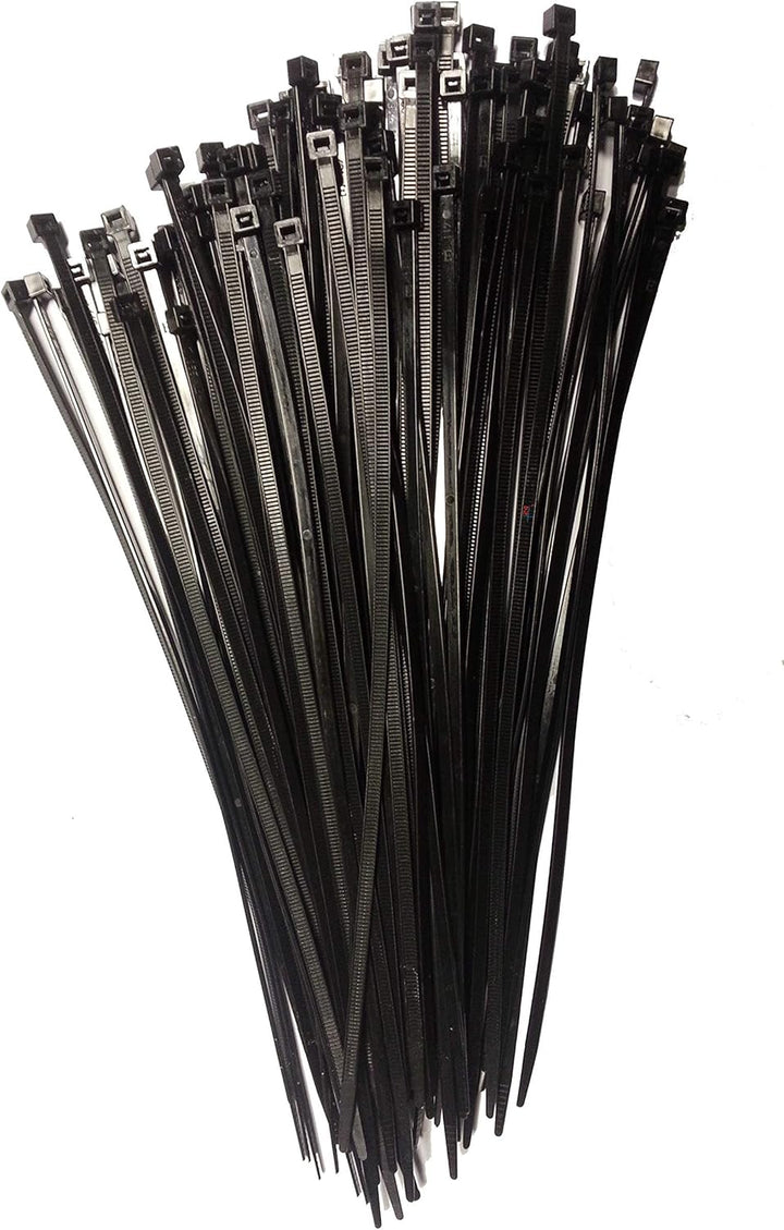 Kabelbinder 300mm Schwarz 100Stck. | Premiumqualität von PC24 Shop & Service