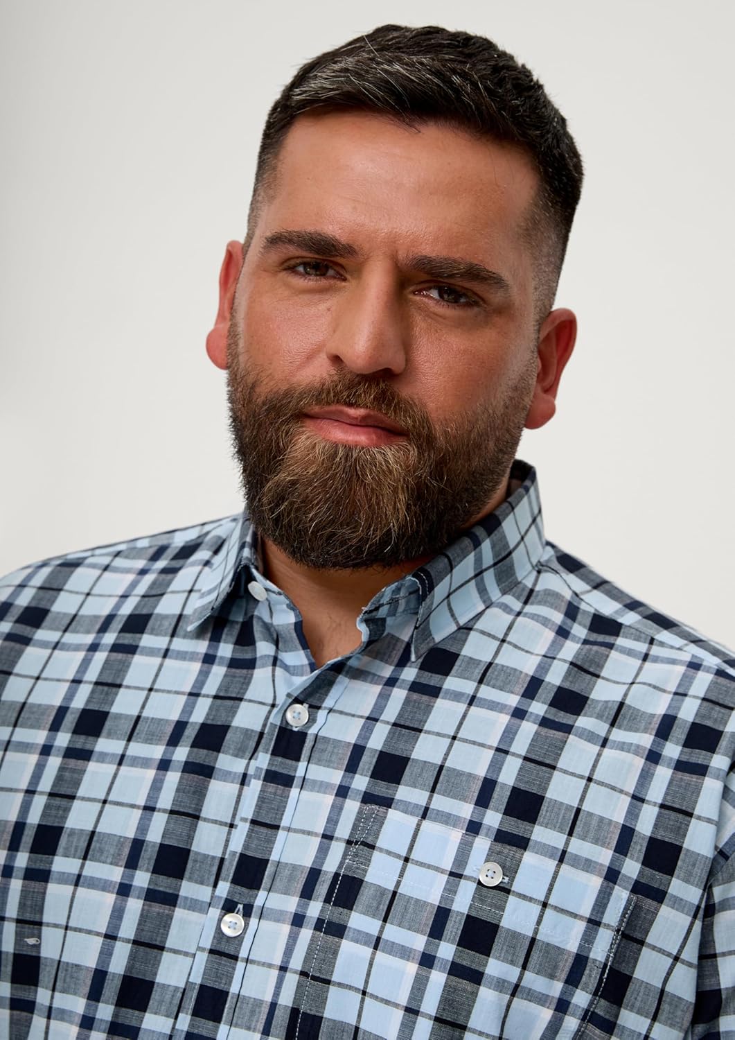 s.Oliver Herren Hemd Kurzarm XXL Blau 50n2, XXL Blau 50n2