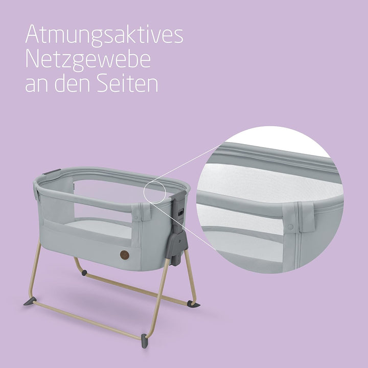 Maxi-Cosi Tori 2-in-1-Beistellbett, Krippe, 0 bis ca. 6 Monate, 0–9 kg, kompakt zusammenklappbar, le
