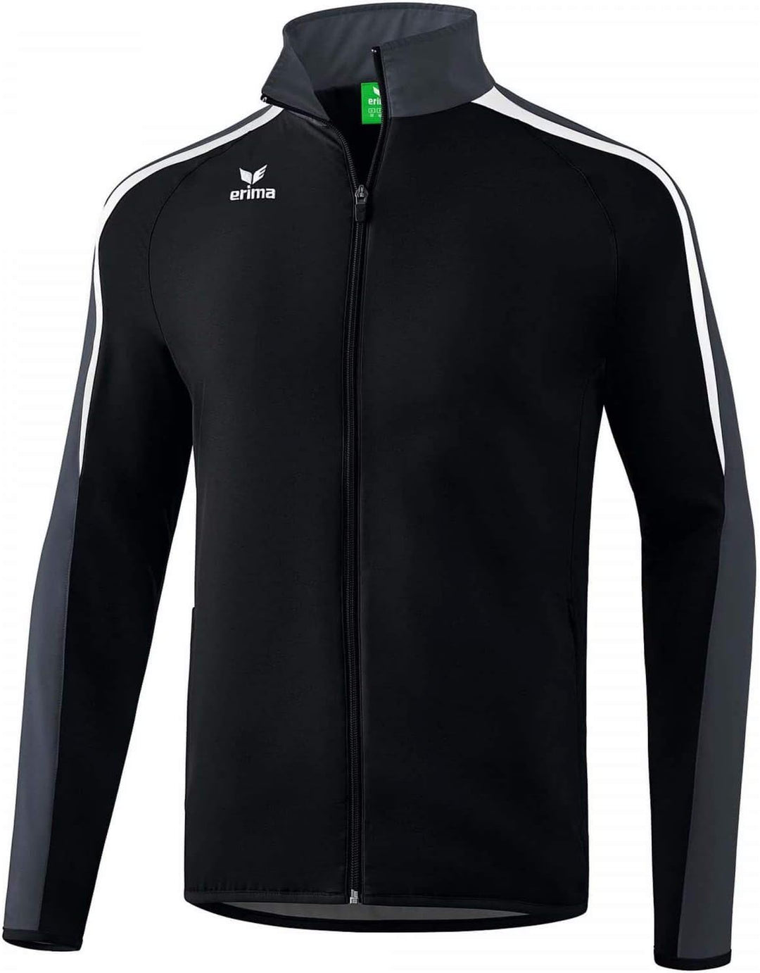 Erima Herren Liga Line 2.0 Präsentationsjacke S Schwarz/Weiss/Dunkelgrau, S Schwarz/Wei&#xDF;/Dunkel