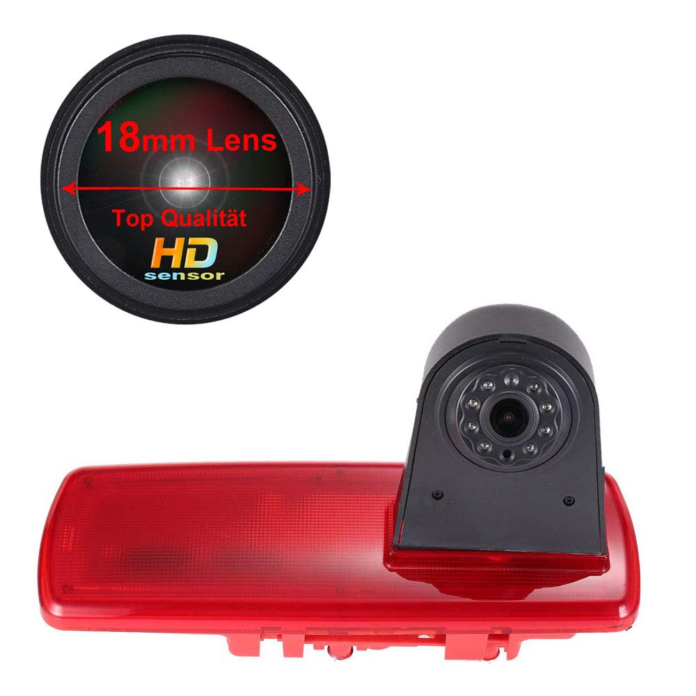 Navinio 1280X720 Pixel Auto Dritte Dach Top Mount Bremsleuchte Kamera Third 3rd Bremslicht Rückfahrk