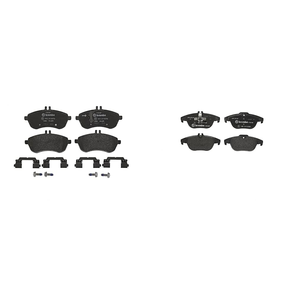 Brembo P 50 067 Bremsbelagsatz, Scheibenbremse - (4-teilig) & P 50 068 Bremsbelagsatz, Scheibenbrems