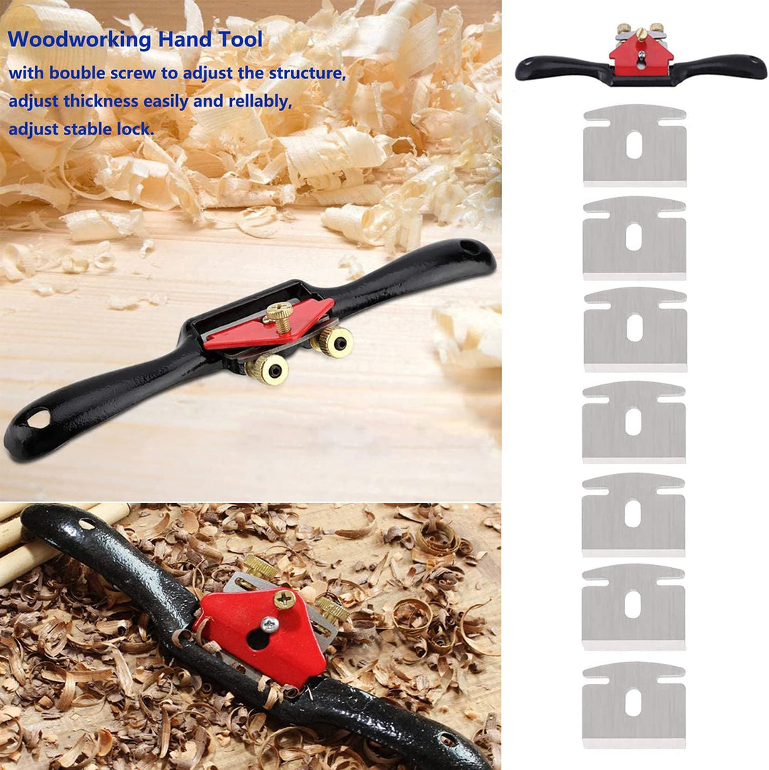 XPOOP Schweifhobel, 210 mm Anpassung Holzbearbeitung Schneide Plane Spokeshave Hand Trimmen Werkzeug
