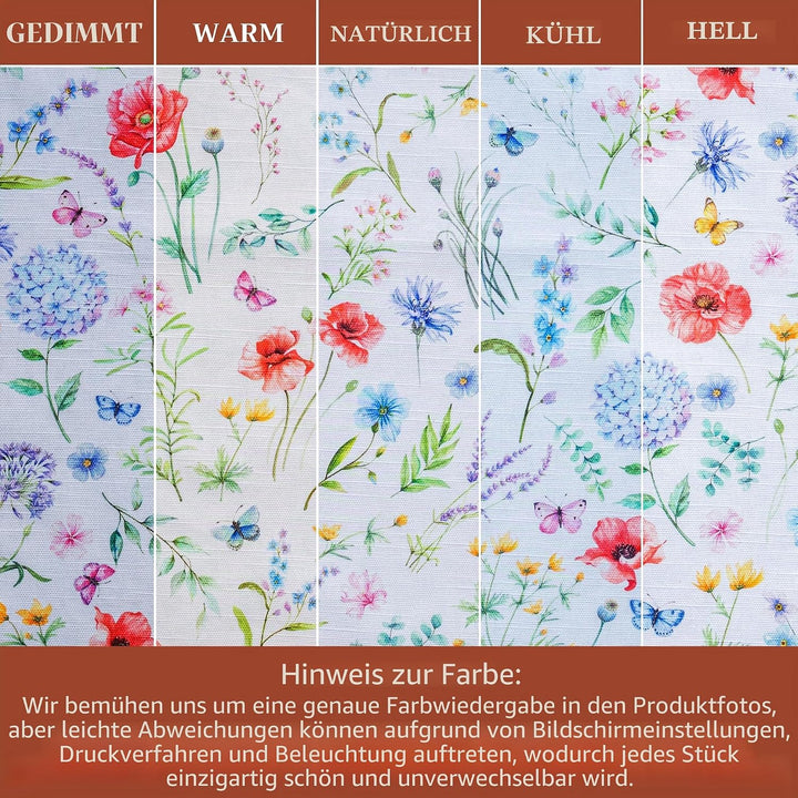 Maison d'Hermine Stoff-Tischsets, 100% Baumwolle, 4er-Set, 33 cm x 48 cm, dekorative, waschbare Tisc