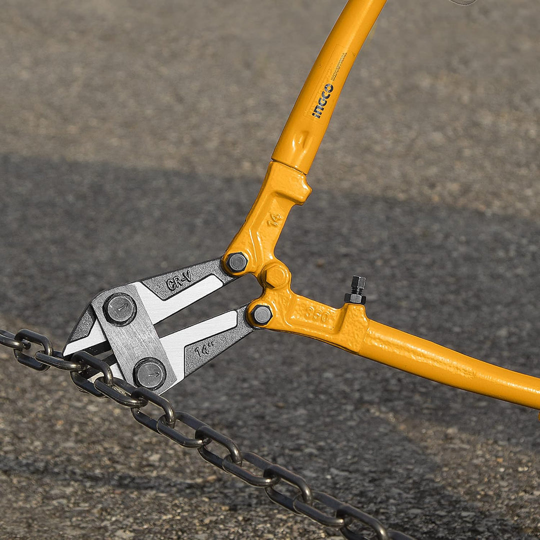 INGCO 35,6 cm Bolzenschneider Heavy Duty Bolzen Kabel Stahlstange Kettenglied Zaun und U-förmige Sch