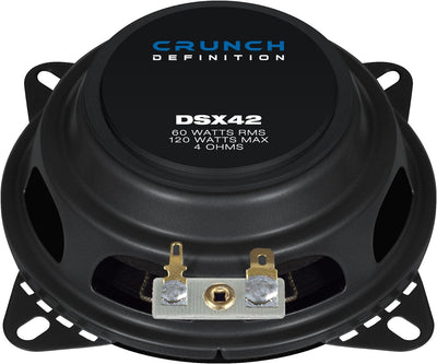 Crunch DSX42 2-Wege Einbau-Lautsprecher 120W Inhalt: 1St.