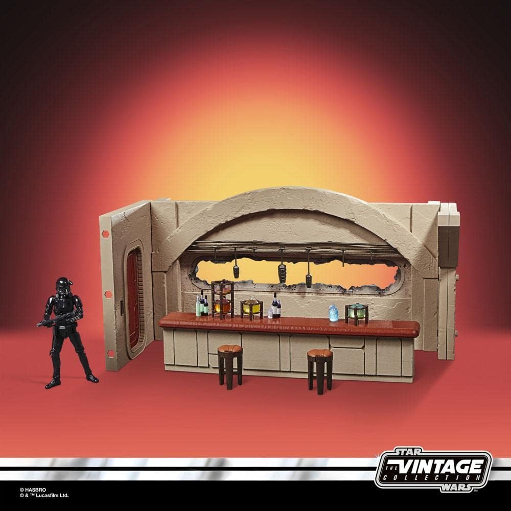 Star Wars The Vintage Collection The Mandalorian Nevarro Cantina Spielset, Imperialer Death Trooper