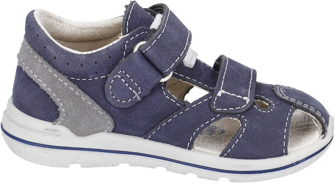 PEPINO Ricosta Mädchen und Jungen Kletthalbschuhe KASPI,Halbschuhe,WMS:Mittel 24 EU Blau 170, 24 EU