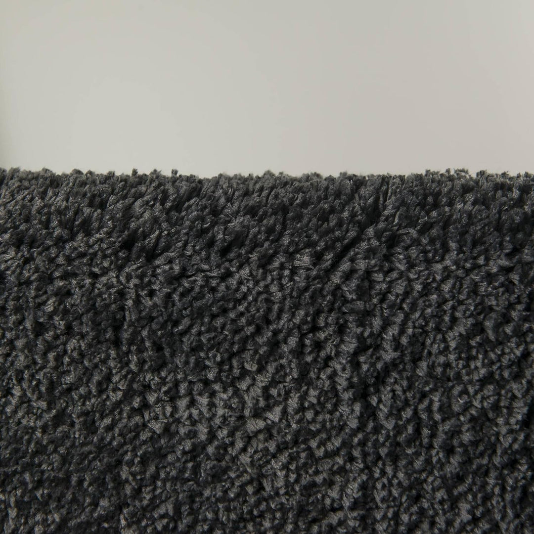 Sealskin Badteppich Angora, grau, 60 x 90 cm 90x60 cm Grau, 90x60 cm Grau