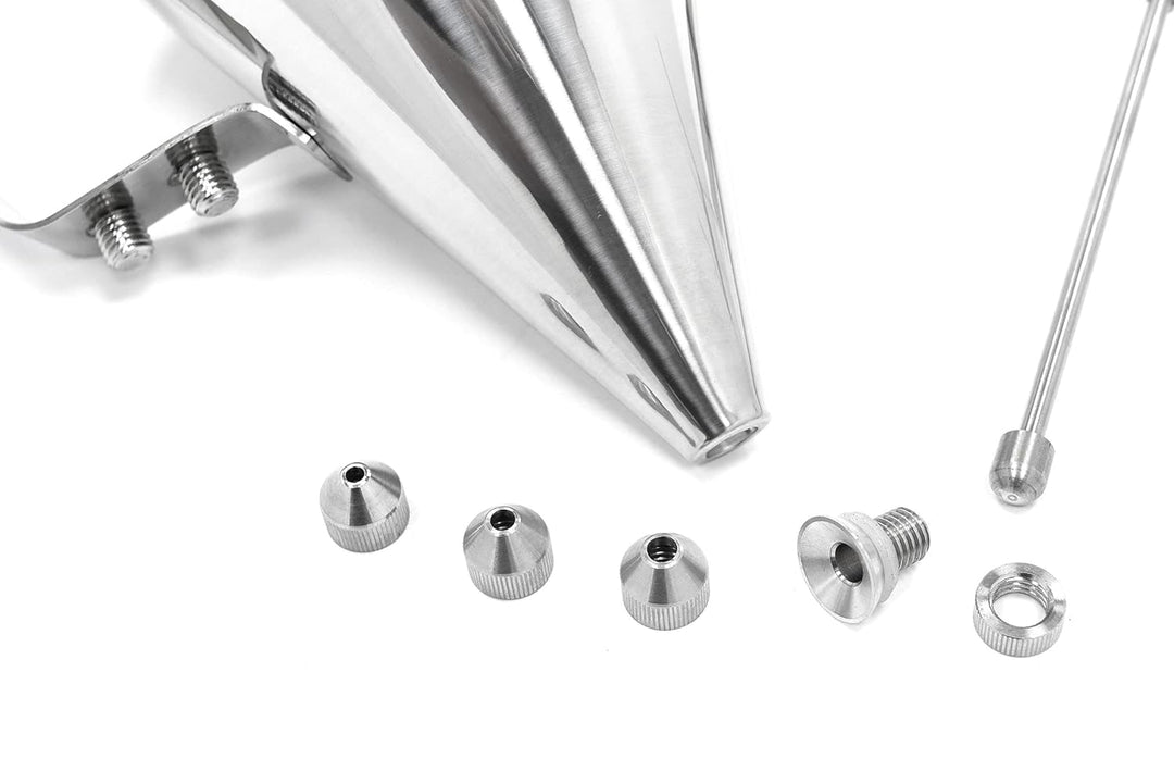 Teigspender 1,6 L Edelstahl inkl. Dosierknopf - Professioneller Teigspender - Hygienisch und langleb