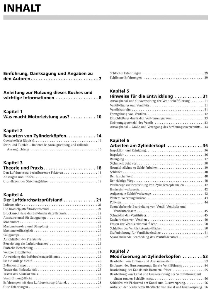 Praxishandbuch Zylinderköpfe: Technik, Tuning, Modifikationen, Gebundenes Buch