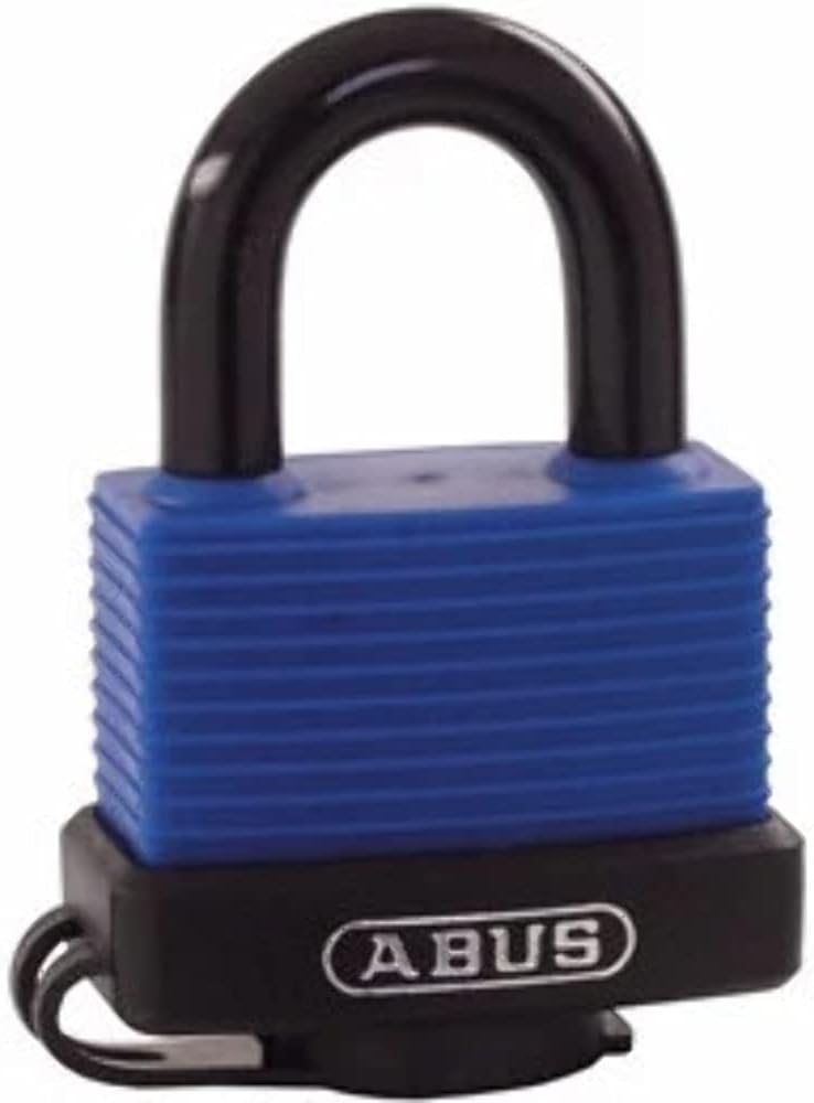 ABUS Messing-Vorhängeschloss Aqua Safe 70IB/45 - wetterfest - Edelstahlbügel für extra Korrosionssch