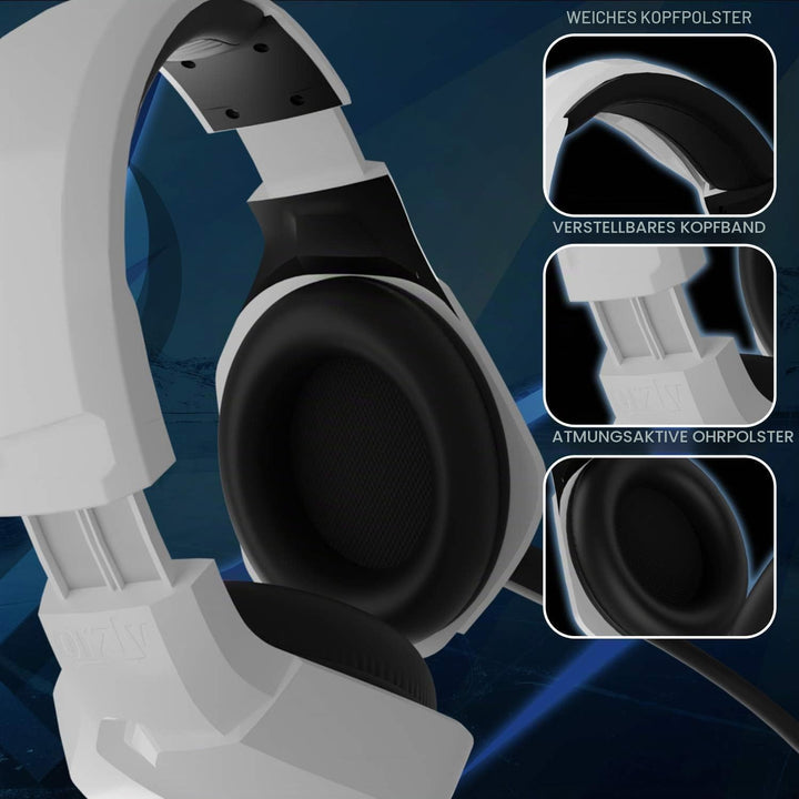 Gaming Headset für PC PS5, Playstation PS4, Xbox Series X | S, Xbox ONE, Nintendo Switch, Laptop &amp; G