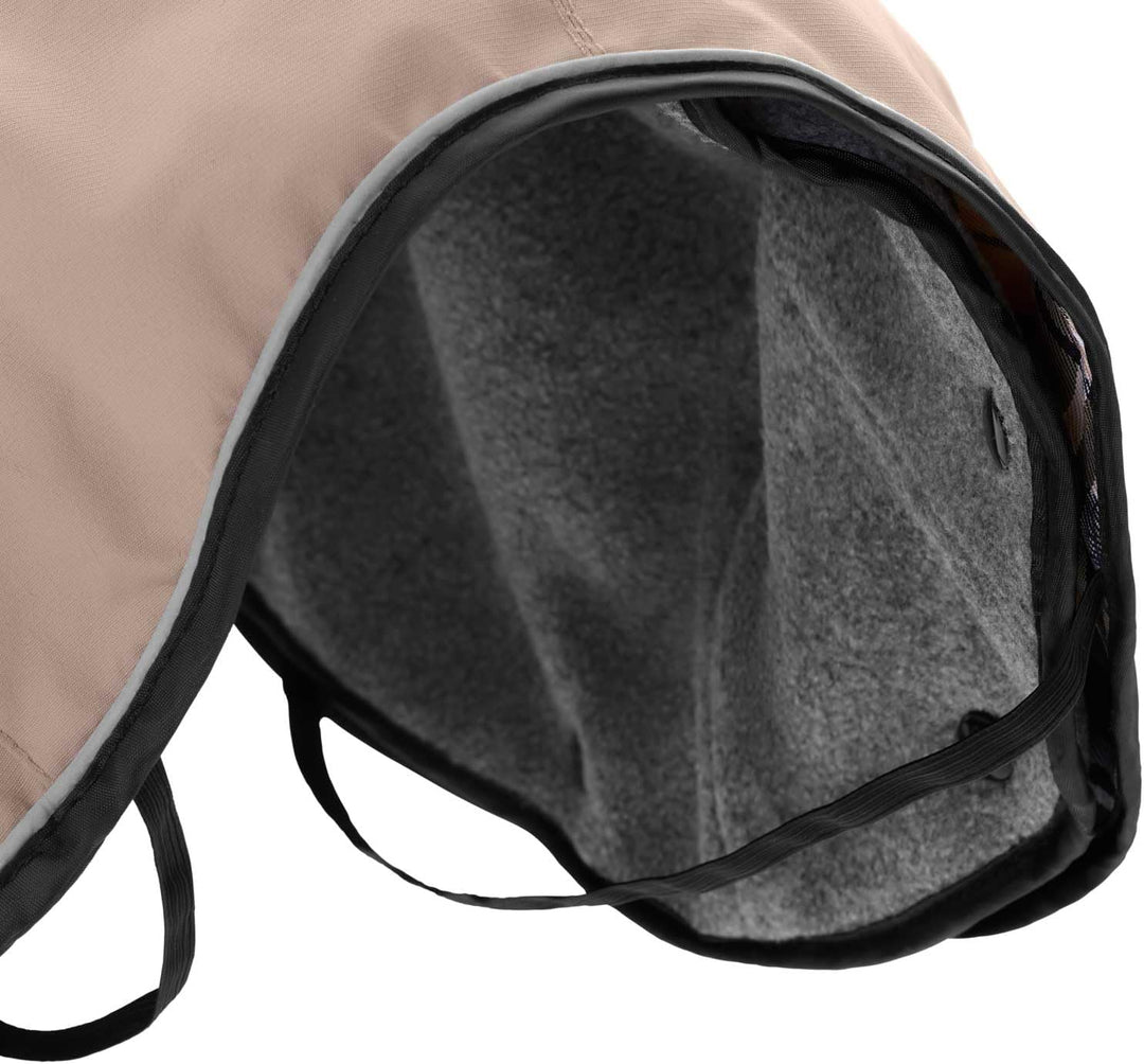 HUNTER UPPSALA Hundemantel, wasserabweisend, reflektierend, 25, taupe taupe 25, taupe 25