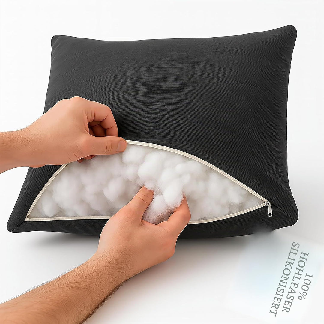 Textilhome – Füllwatte aus silikonisierter Hohlfaser 100% Polyester 1 kg | Weiches Füllmaterial für