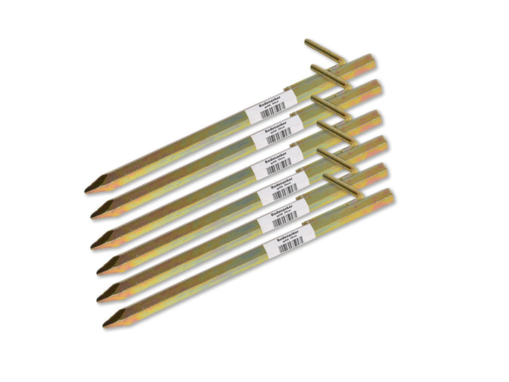 K&B Vertrieb Bodenanker Heringe 30cm Erdnagel Erdanker Erdspiess Bauanker Nagel Zelt Zelthering 303