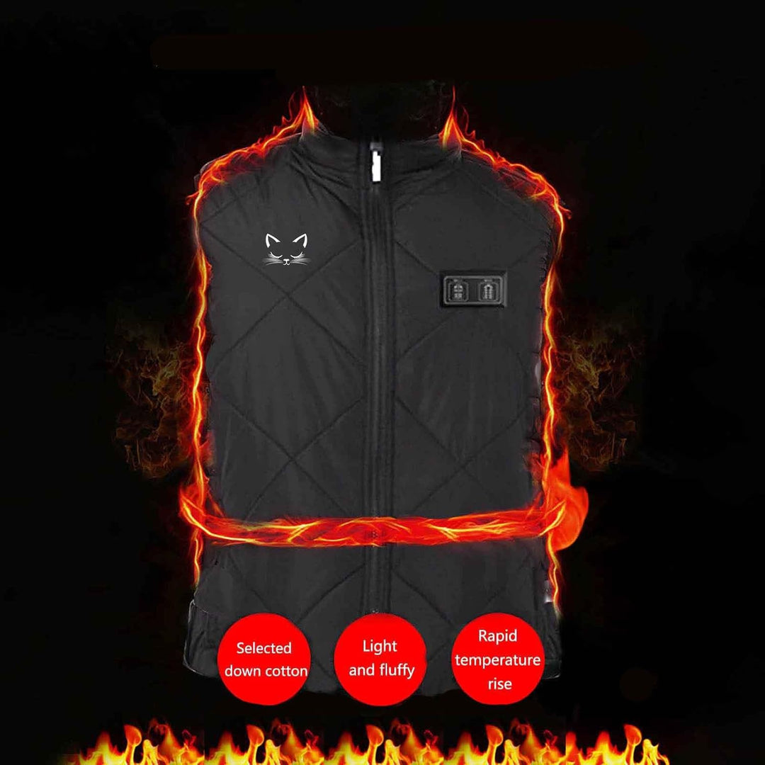 Kinder Beheizte Weste, Beheizbare Jacke Kinder, Junge USB wiederaufladbar Beheizbare Kleidung Winter