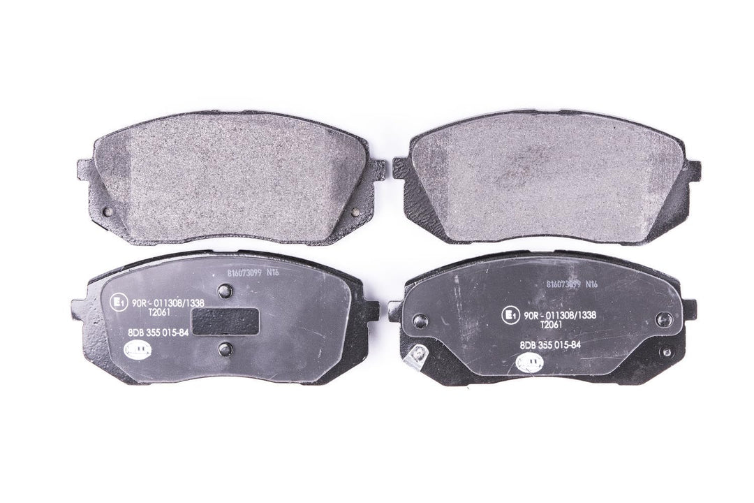 HELLA PAGID 8DB 355 015-841 Bremsbelagsatz - T2061 - Dicke/Stärke: 17.5mm - mit akustischer Verschle