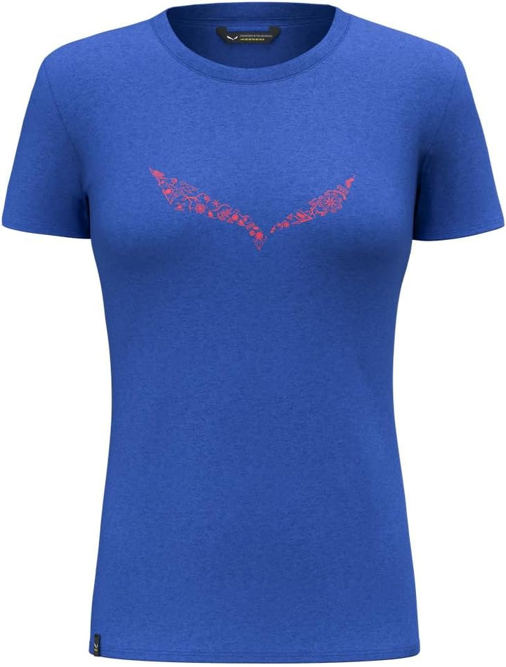Salewa Solidlogo Dri-Release® T-Shirt Damen M Electric Melange, M Electric Melange