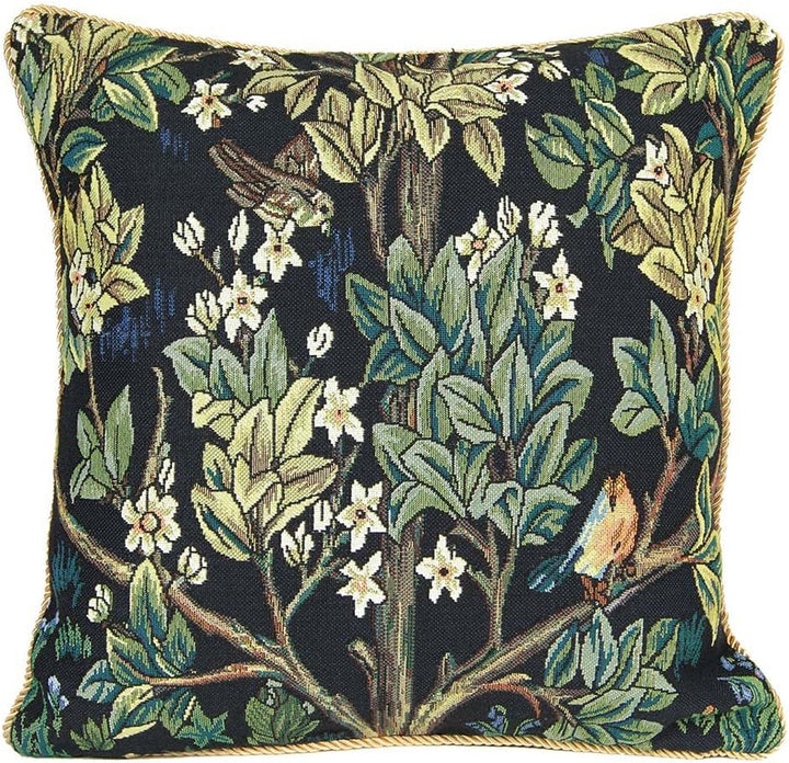 Signare Einzigartig Kunst Kissenbezug/Kissenhüllen 45x45cm Tapisserie Blumen Kissen Couch - William