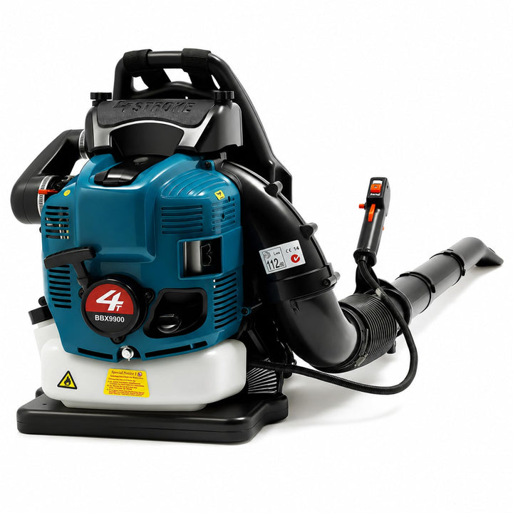 Laubbläser Benzin Rucksack 75,6 CCM 4-Takt 498 CFM Luftvolumen | 2600 W 7000 U/min Ideal für Rasenpf
