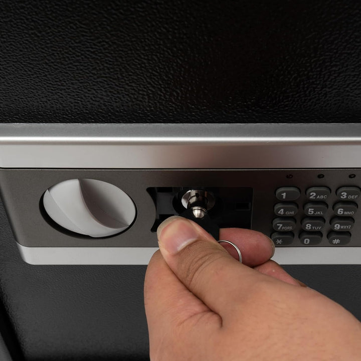 Tresor Elektronischer Safe, 38 * 31 * 45cm Möbeltresor Tresor Feuerfest tresor mit Passwort Notschlü
