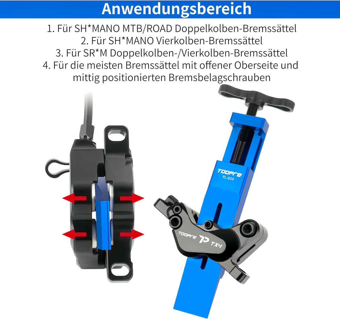 Fahrrad Bremskolbenrücksteller Werkzeug, Ultimate Kolbenpresswerkzeug für Scheibenbremssattel,Univer