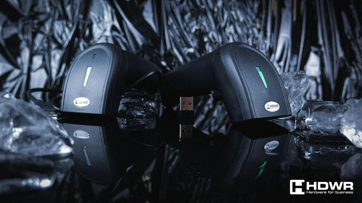 Kabelloses Barcodescanner mit USB, Professioneller Barcode-Scanner 1D-Code, Kompaktes, praktisches,