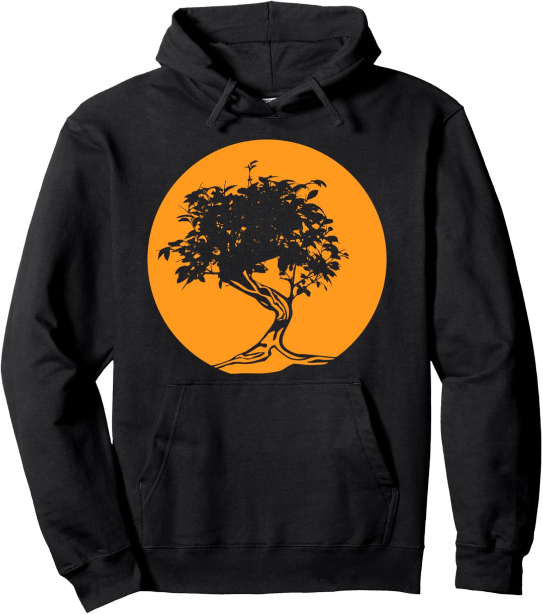 Bonsai Geschen Buddhismus Dharma Japan Baum Meditation Pullover Hoodie