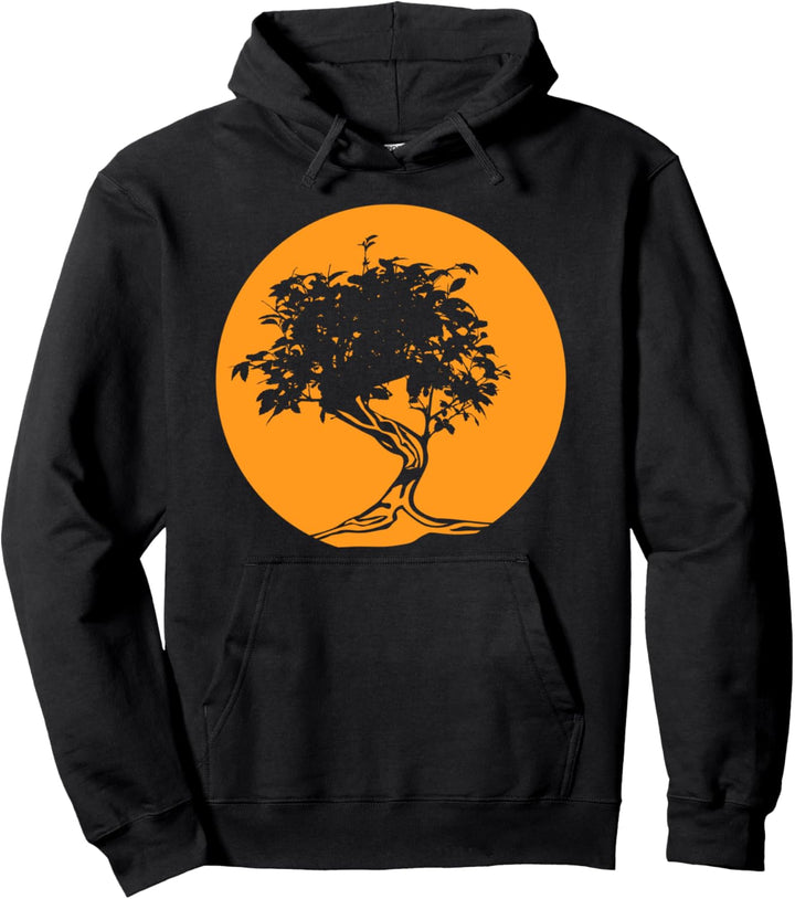 Bonsai Geschen Buddhismus Dharma Japan Baum Meditation Pullover Hoodie