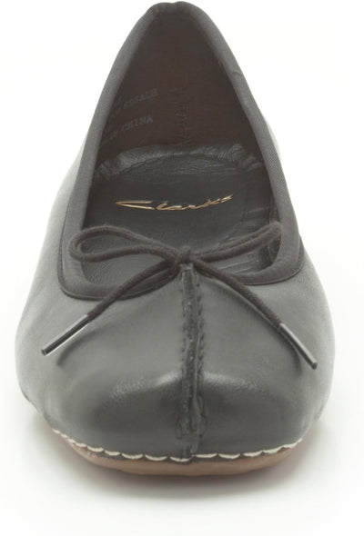 Clarks Damen Freckle Ice Ballerinas 35.5 EU Black Leather, 35.5 EU Black Leather