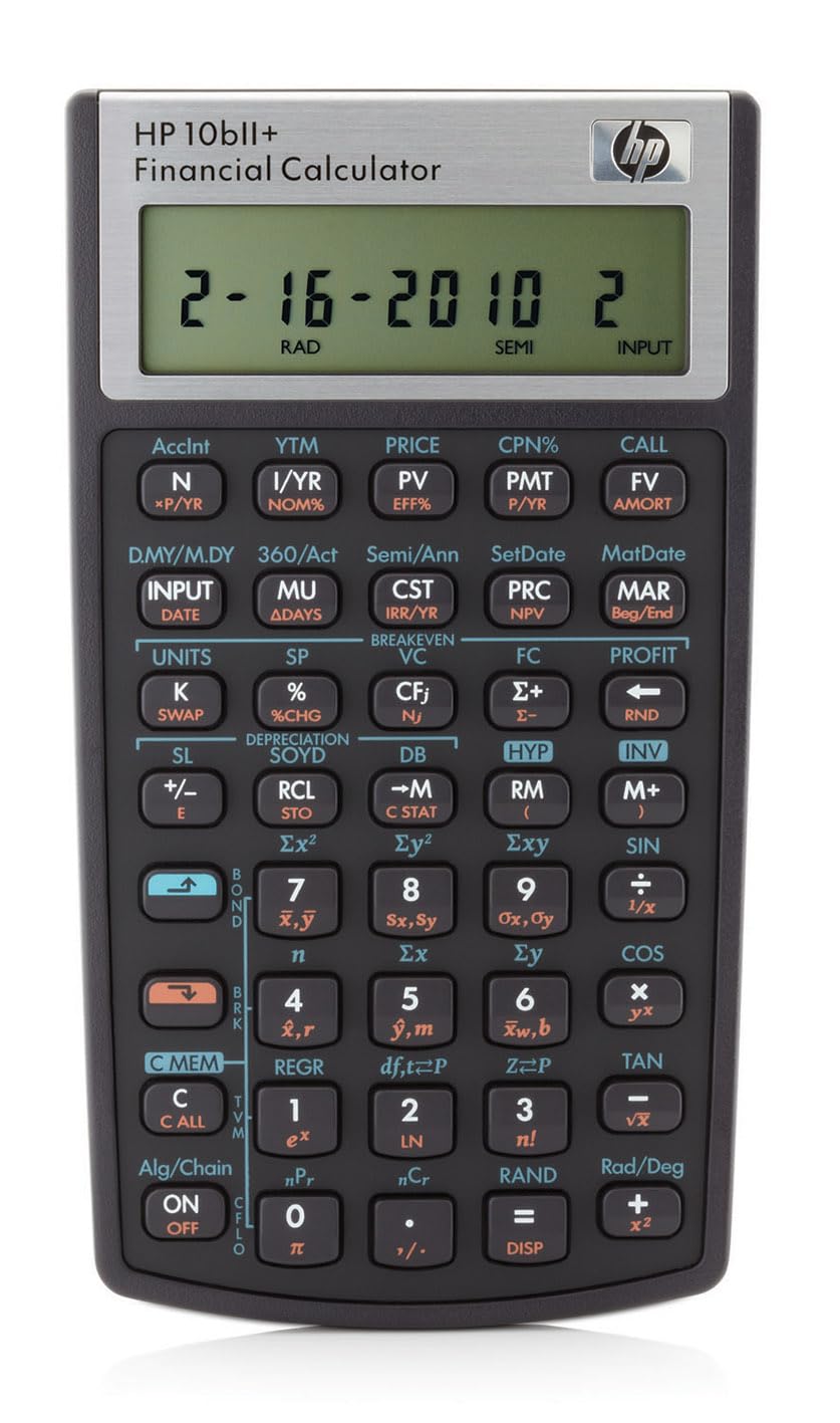 HP 10BII+ Financial Calculator, 1