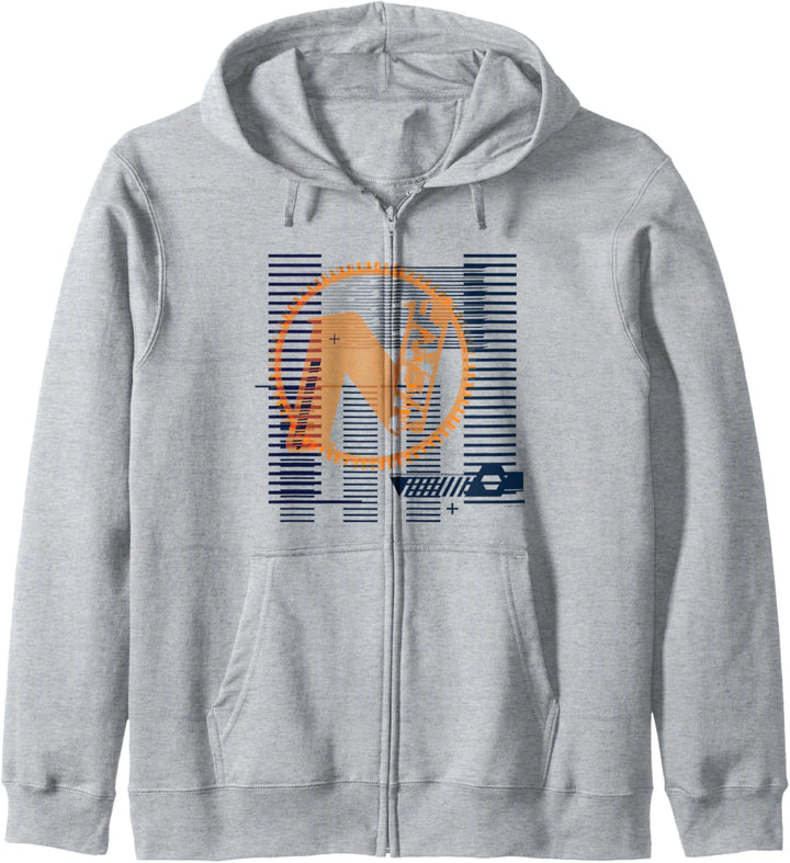 Nerf Patterned Gear Logo Kapuzenjacke