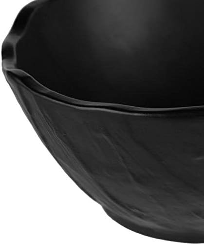Holst Porzellan SDS 108 Hartkeramik Schale für Dips oder Saucen 8 cm / 0,10 l Schieferdesign schwarz