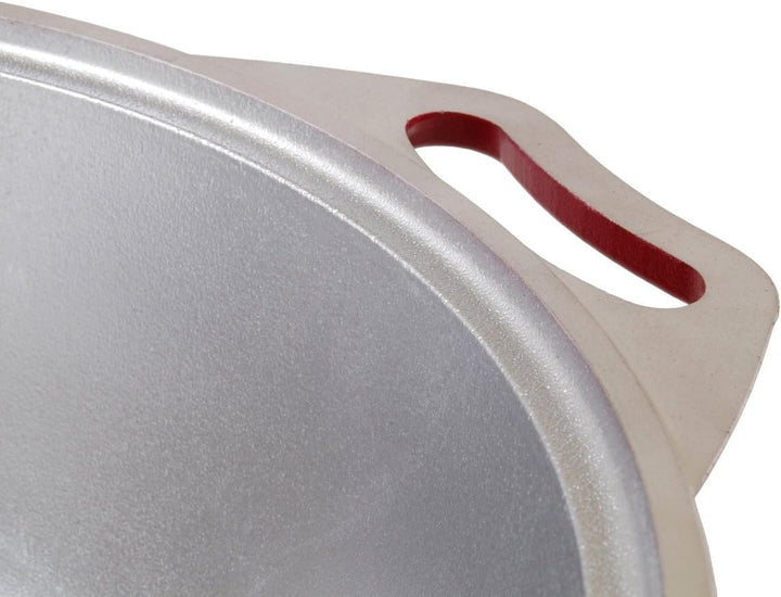 Kukmara Kochtopf 4 Liter Aluguss mit dicken Wänden - Kazan - Kasan - Schmortopf/Dekorative Aussenbes