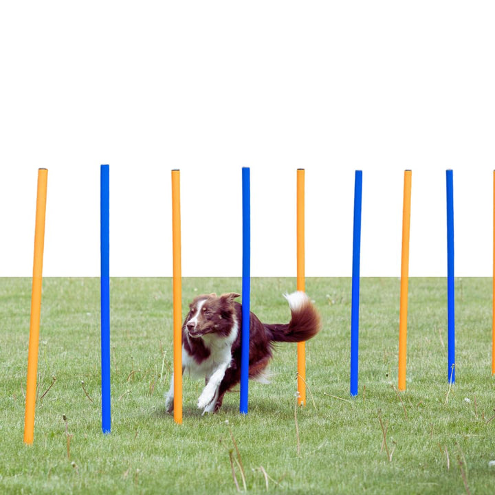 Trixie Agility Slalom, 12 Stangen, 115×ø 3 cm