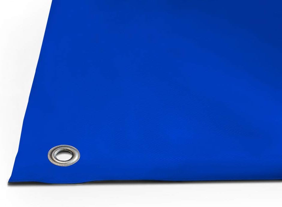 LKW PVC Plane 700g/m² PVC Material – extra stark – mit Ösen und ohne Ösen – Premium Abdeckplane (Bla
