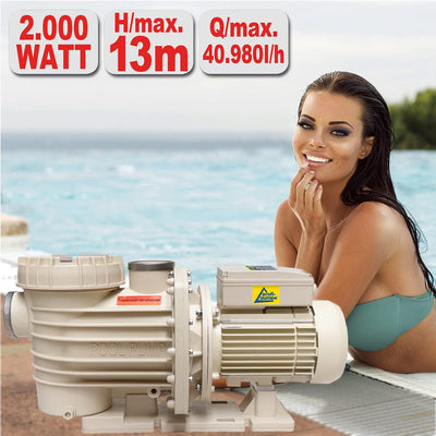 Schwimmbadpumpe, Poolpumpe - Filterpumpe Schwimmbad/Swimmingpool, energiesparsam zuverlässig und eff