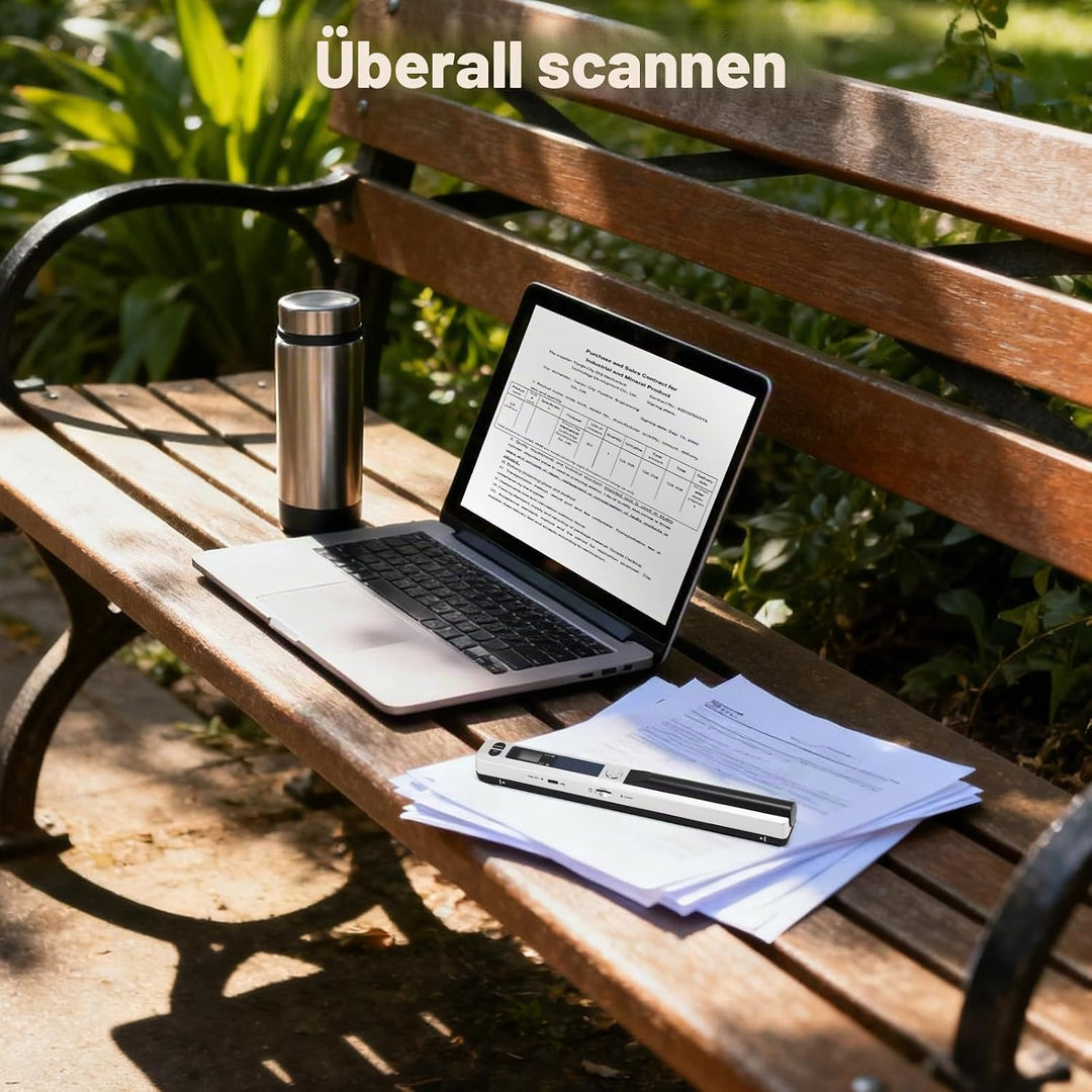 Tragbarer Dokumentenscanner, Mini-Fotoscanner, 900 DPI, Farbscanner, A4, hohe Geschwindigkeit, tragb