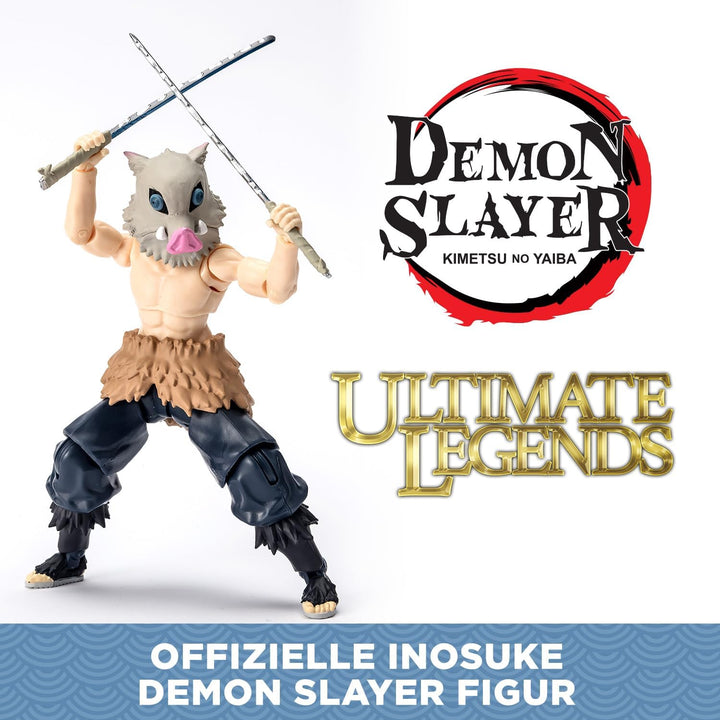 BANDAI - Ultimate Legends HD - Demon Slayer Actionfigur 12 cm - Inosuke Hashibira - Offizielle Demon