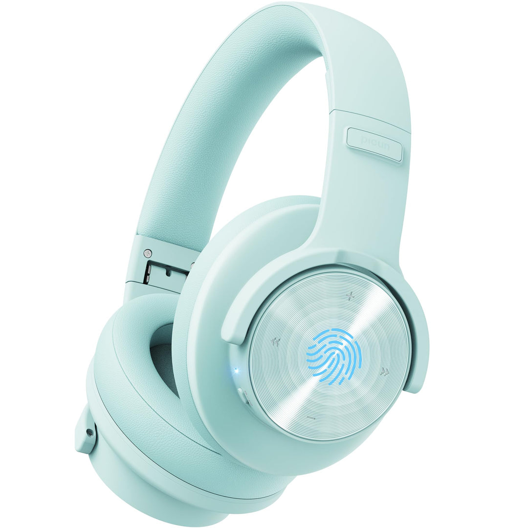 Picun B8 Bluetooth Over Ear Kopfhörer, 120H Spielzeit mit 3 EQ Modi, Niedrige Latenz, Freisprecheinr