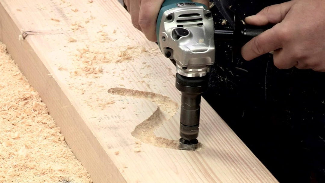 Kaindl Multi-Carver Fräsaufsatz für Holz – 10 mm Schaft mit auswechselbarer HW-Wendeplatte Ø10 mm, g
