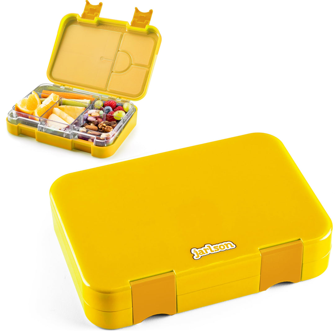 Jarlson® Brotdose für Kinder mit 6 Fächern TONI - Lunchbox - Bento Box auslaufsicher – Jausenbox für
