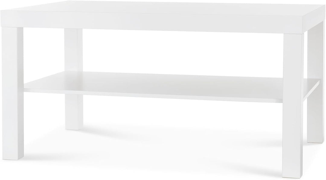Ikea Lack Couchtisch in weiss (90x55cm), Plastik, 90x26x45 1 Weiss, 1 Weiss