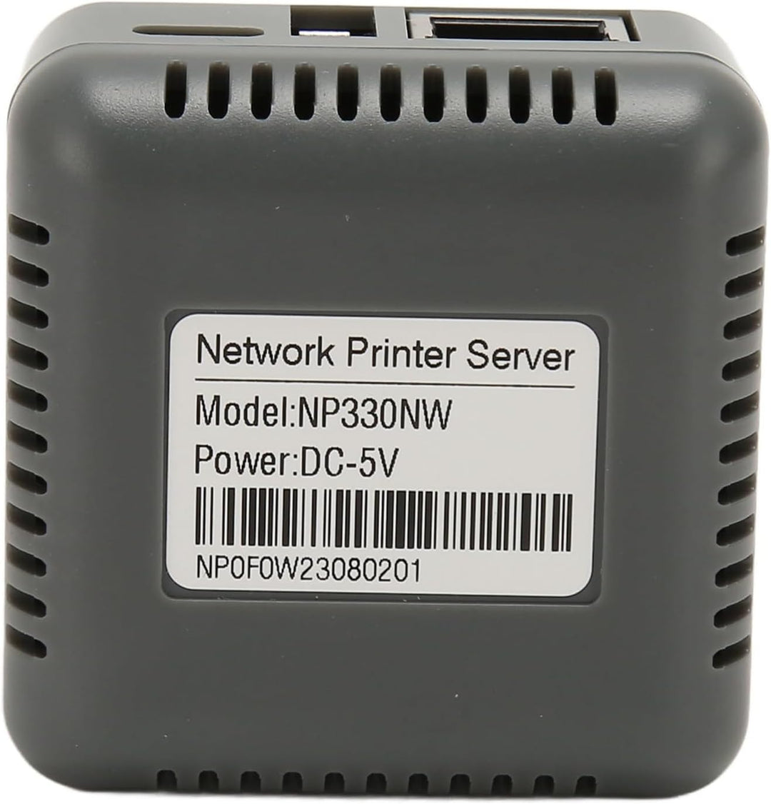 GOWENIC RJ45-Netzwerkanschluss, Netzwerk-USB-Druckerserver, WLAN-Netzwerkdruck, EIN Bis Viele Server