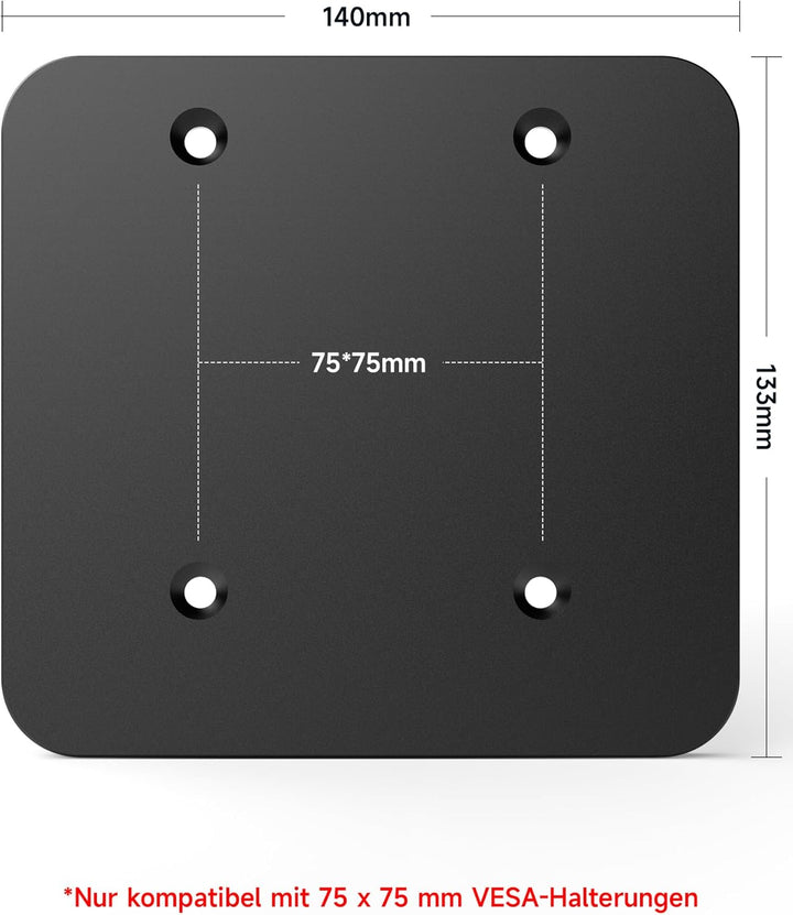 JSAUX Snap VESA-Adapter für FlipGo 16" & 15,6" Lite Tragbaren Dual-Screen-Monitor
