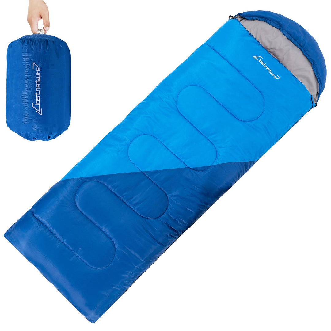 Clostnature Leichter Schlafsack für Camping – Outdoor Lässiger Deckenschlafsäcke mit Kleines Packmas