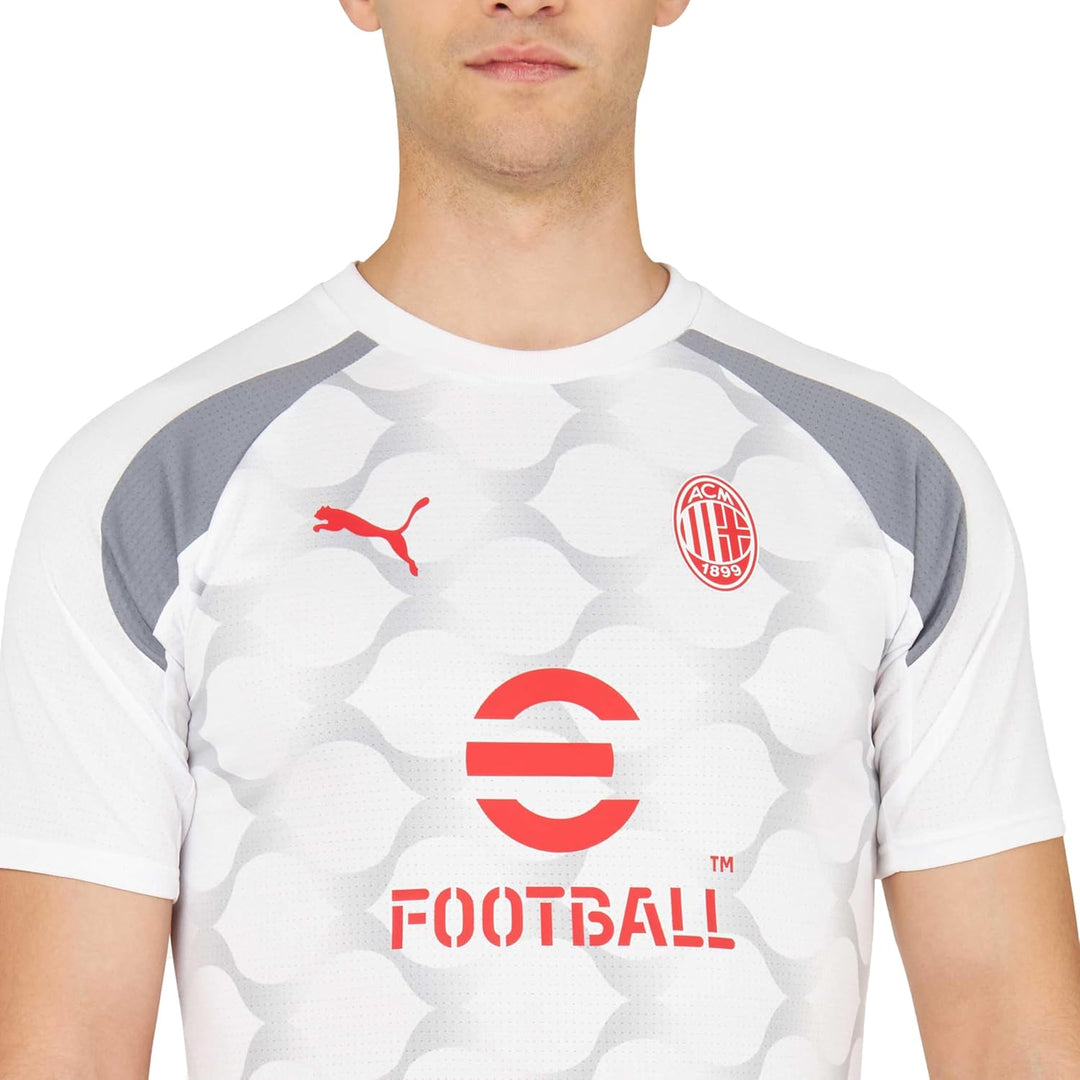AC Milan Unisex T-Shirt XL Puma White-gray Tile, XL Puma White-gray Tile