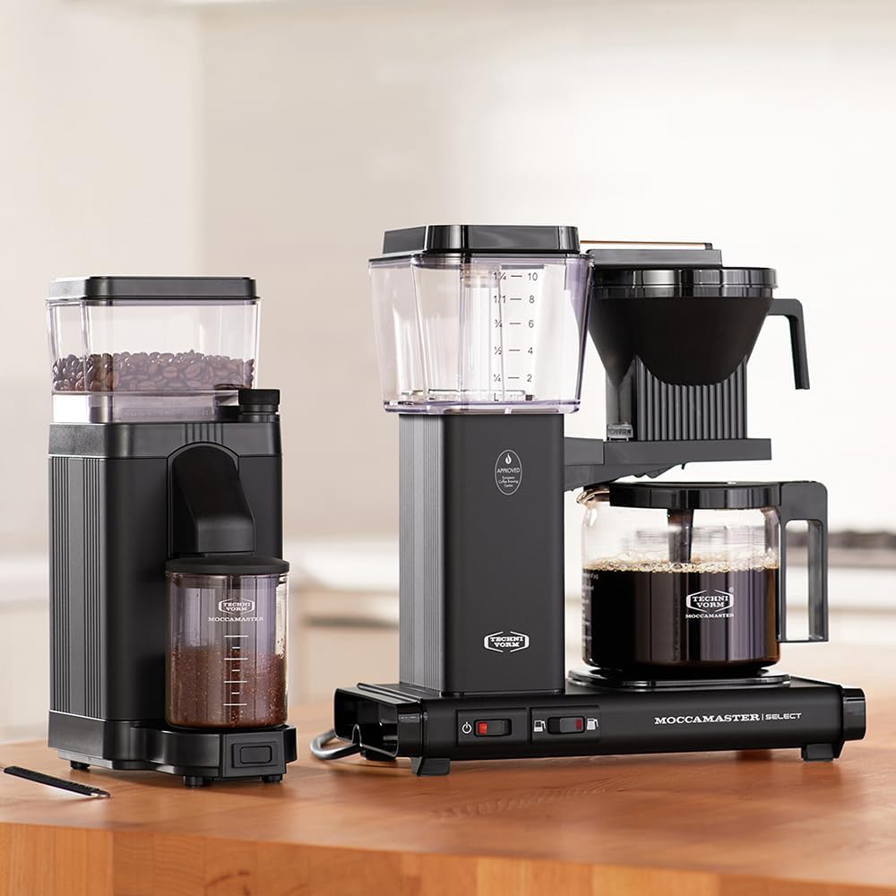 Moccamaster KM5 Kaffeemühle, Filterkaffee, Matt Black, Matt Black